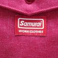 画像14: SAMURAI JEANS サムライジーンズ SWCJK25 刺繍入りスイングトップ 赤デニム Samurai Jeans All worldly things are transitory サムライジーンズ諸行無常 チェーン刺繍 Samurai WORK CLOTHESネーム 樹脂ボタン ワンウォッシュ 日本製