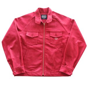 画像4: SAMURAI JEANS サムライジーンズ SWCJK25 刺繍入りスイングトップ 赤デニム Samurai Jeans All worldly things are transitory サムライジーンズ諸行無常 チェーン刺繍 Samurai WORK CLOTHESネーム 樹脂ボタン 日本製