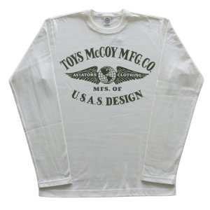 画像14: TOYS McCOY トイズマッコイ TMC2553 LONG SLEEVE TEE TOYS MCCOY MFG.CO."U.S.A.S.DESIGN" ロングスリーブTシャツ 長袖Tシャツ ロゴT コットン 100% 日本製