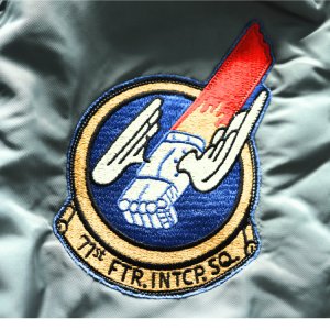 画像9: BUZZ RICKSON'S バズリクソンズ BR15747 Type MA-1 1st MODEL 71st Fighter Interceptor Squadron 第71戦闘迎撃飛行隊プロジェクト・アロー 第26航空師団 ウィリアム・テル1965 スぺシャルオーダー ミリタリー アウター ブルゾン ジャンパー MADE IN JAPAN