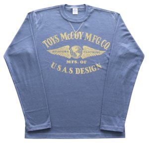 画像6: TOYS McCOY トイズマッコイ TMC2553 LONG SLEEVE TEE TOYS MCCOY MFG.CO."U.S.A.S.DESIGN" ロングスリーブTシャツ 長袖Tシャツ ロゴT コットン 100% 日本製
