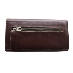 画像13: DAPPER'S ダッパーズ Lot,1794 Horsehide Double Flap Wallet ホースハイド ダブルフラップ ウォレットマリアム社 フルベジタブルタンニング 馬革 ジッパー WALDES社 30’sタイプ BRASS スナップボタン エイジング