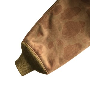 画像8: BUZZ RICKSON'S バズリクソンズ BR15768 AVIATION ASSOCIATES TANKERS CAMOUFLAGE OVER DYE タンカーズ カモフラージュ ジャケット 航空隊 パイロット カエルの皮膚”（フロッグスキン）野戦服 装備用素材 タンカースジャケット ヘリンボーンツイル