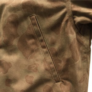 画像6: BUZZ RICKSON'S バズリクソンズ BR15768 AVIATION ASSOCIATES TANKERS CAMOUFLAGE OVER DYE タンカーズ カモフラージュ ジャケット 航空隊 パイロット カエルの皮膚”（フロッグスキン）野戦服 装備用素材 タンカースジャケット ヘリンボーンツイル