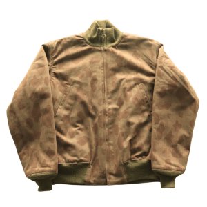 画像4: BUZZ RICKSON'S バズリクソンズ BR15768 AVIATION ASSOCIATES TANKERS CAMOUFLAGE OVER DYE タンカーズ カモフラージュ ジャケット 航空隊 パイロット カエルの皮膚”（フロッグスキン）野戦服 装備用素材 タンカースジャケット ヘリンボーンツイル