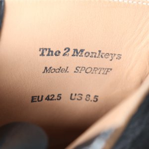 画像11: The 2 Monkeys ２モンキーズ TM72924 Sportif スポルティフ Black Calf フレンチビンテージテイスト モカシン型ブーツ ハンティング アウトドア フレンチカーフ グッドイヤーウェルト製法 マッケイ製法 エイジング シングルレザーソール JELADO ジェラード