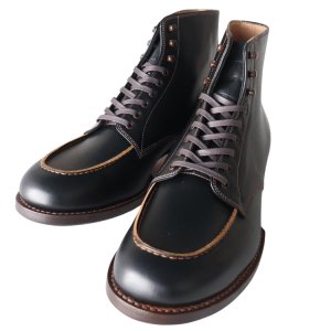 画像2: The 2 Monkeys ２モンキーズ TM72924 Sportif スポルティフ Black Calf フレンチビンテージテイスト モカシン型ブーツ ハンティング アウトドア フレンチカーフ グッドイヤーウェルト製法 マッケイ製法 エイジング シングルレザーソール JELADO ジェラード