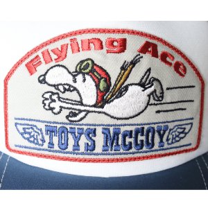 画像11: TOYS McCOY トイズマッコイ TMA2525 MESH CAP SNOOPY "FLYING ACE" メッシュキャップ スヌーピー フライングエース トリコロールカラー 刺繍製パッチ 帽子 アメカジキャップ 日本製 madeinjapan