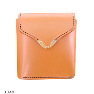 画像12: 池之端銀革店 Cramp Cr-928 UKブライドル ギャルソンスリムウォレット 大容量コインケース スリムウォレット ギャルソンコインポケット 2つ折りウォレット 最小クラス 収納力 ブライドルレザー  革製品 日本製