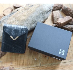 画像14: 池之端銀革店 Cramp Cr-928 UKブライドル ギャルソンスリムウォレット 大容量コインケース スリムウォレット ギャルソンコインポケット 2つ折りウォレット 最小クラス 収納力 ブライドルレザー  革製品 日本製