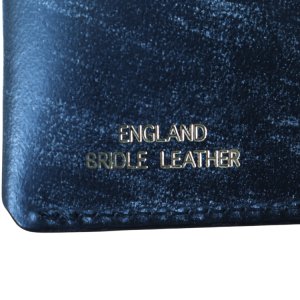 画像8: 池之端銀革店 Cramp Cr-928 UKブライドル ギャルソンスリムウォレット 大容量コインケース スリムウォレット ギャルソンコインポケット 2つ折りウォレット 最小クラス 収納力 ブライドルレザー  革製品 日本製