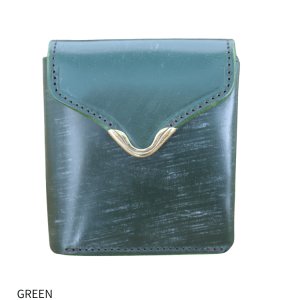 画像13: 池之端銀革店 Cramp Cr-928 UKブライドル ギャルソンスリムウォレット 大容量コインケース スリムウォレット ギャルソンコインポケット 2つ折りウォレット 最小クラス 収納力 ブライドルレザー  革製品 日本製