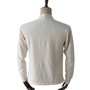 画像3: DELUXEWARE デラックスウエア M300-00 MOCK NECK KNIT モックネックニット ジャケットインナー 最薄吊裏毛 サーマル並みの保温力 天竺のような使い勝手 モックネックタイプ 日本製