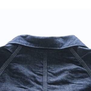 画像18: SAMURAI JEANS サムライジーンズ SJCA-SC01 サムライコットンデニムカバーオール 10oz セルビッチデニム 50‘ｓビンテージカバーオールベース ラグランスリーブ キナリ糸トリプルステッチ 巻縫い ワークウェア コットン柄 純銀鍍金 鉄製ボタン