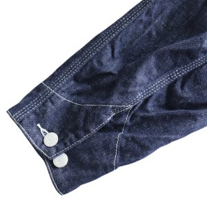 画像16: SAMURAI JEANS サムライジーンズ SJCA-SC01 サムライコットンデニムカバーオール 10oz セルビッチデニム 50‘ｓビンテージカバーオールベース ラグランスリーブ キナリ糸トリプルステッチ 巻縫い ワークウェア コットン柄 純銀鍍金 鉄製ボタン