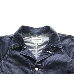 画像5: SAMURAI JEANS サムライジーンズ SJCA-SC01 サムライコットンデニムカバーオール 10oz セルビッチデニム 50‘ｓビンテージカバーオールベース ラグランスリーブ キナリ糸トリプルステッチ 巻縫い ワークウェア コットン柄 純銀鍍金 鉄製ボタン