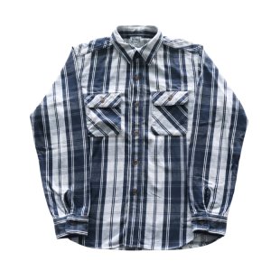 画像12: JELADO ジェラード JP12108 Unionworkers Shirt Regular ユニオンワーカーズシャツ レギュラー 定番 ネルシャツ 別注ネル生地 ヴィンテージ感 レギュラーサイズ 快適な着心地 保温性 ユーズド加工