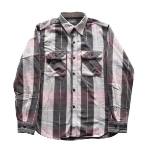画像4: JELADO ジェラード JP12108 Unionworkers Shirt Regular ユニオンワーカーズシャツ レギュラー 定番 ネルシャツ 別注ネル生地 ヴィンテージ感 レギュラーサイズ 快適な着心地 保温性 ユーズド加工