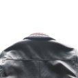 画像14: Y'2 LEATHER ワイツーレザー SB-93 STEER OIL PHARAOH JACKET ステアオイルファラオジャケット リブジャケット 牛革 革厚約1.3ｍｍ 柔らかい着心地 ナイロンキルティング仕様 保温性 スナップボタン 日本製