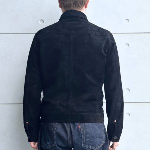 画像3: Y'2 LEATHER ワイツーレザー HSB-140-T HORSE ROUGHOUT WWII Type JACKET ホースラフアウト 大戦モデルGジャン T-BACK仕様 suede ラフアウトレザー rough out leather レザージャケット leather jacket 天然 馬革 本革 日本製 madeinjapan