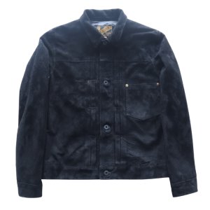 画像4: Y'2 LEATHER ワイツーレザー HSB-140-T HORSE ROUGHOUT WWII Type JACKET ホースラフアウト 大戦モデルGジャン T-BACK仕様 suede ラフアウトレザー rough out leather レザージャケット leather jacket 天然 馬革 本革 日本製 madeinjapan
