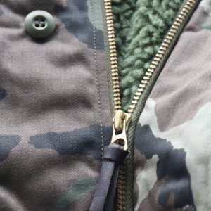 画像14: BUZZ RICKSON'S バズリクソンズ BR15763 Type DECK A-2 “BUZZ RICKSON MFG. CO.” CAMOUFLAGE VERSION カモフラージュバージョン デッキA-2ジャケット 米海軍 甲板作業用ジャケットN-1の後継モデル コットン・ナイロンの混紡生地 ウッドランドのカモフラージュ生地