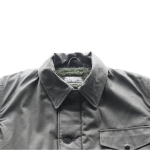 画像5: BUZZ RICKSON'S バズリクソンズ BR14956 Type DECK A-2 “BUZZ RICKSON MFG. CO.”  デッキA-2ジャケット 米海軍 甲板作業用ジャケットN-1の後継モデル バックサテン地 ナイロンボア ユーティリティージャケット U.S.NAVY