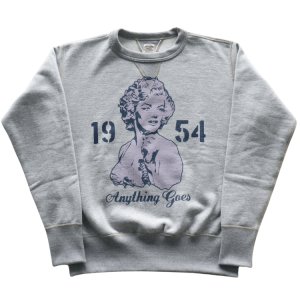 画像6: TOYS McCOY トイズマッコイ TMC2545 HEAVYWEIGHT SWEAT MARILYN MONROE "ANYTHING GOES" ヘヴィウエイトスウェット マリリンモンロー ヴィンテージピース 吊り編み機による丸胴 肉厚な質感と保温性の高い裏起毛