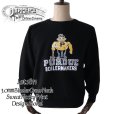 画像1: DAPPER'S ダッパーズ 1811 Binder Crew Neck Sweat Flocky Print Design Model バインダークルーネックスウェット フロッキープリントデザインモデル 電着フロッキープリントスウェットシリーズ 先起毛加工 ふっくらした柔らかさ (1)