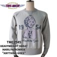 画像1: TOYS McCOY トイズマッコイ TMC2545 HEAVYWEIGHT SWEAT MARILYN MONROE "ANYTHING GOES" ヘヴィウエイトスウェット マリリンモンロー ヴィンテージピース 吊り編み機による丸胴 肉厚な質感と保温性の高い裏起毛 (1)