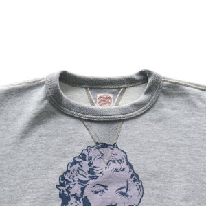 画像7: TOYS McCOY トイズマッコイ TMC2545 HEAVYWEIGHT SWEAT MARILYN MONROE "ANYTHING GOES" ヘヴィウエイトスウェット マリリンモンロー ヴィンテージピース 吊り編み機による丸胴 肉厚な質感と保温性の高い裏起毛