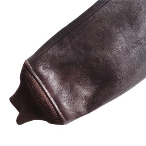 画像12: BUZZ RICKSON'S バズリクソンズ BR80661 Type AN6552 “AMERICAN SPORTSWEAR CO.” M-422Aの後継モデル ゴートスキン ARMY NAVY US 黒い酸化処理を施したジッパー 朱色の美しいライニング AMERICAN SPORTWEAR社 美しいシボ