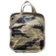 画像2: BUZZ RICKSON'S バズリクソンズ BR02878 SUIT-PNEUMATIC ANTI-G, TYPE G-3A TIGER CAMOUFLAGE BAG バッグ ゴールドタイガー カモフラージュ生地 バズリクソンズオリジナル パイピング仕様 大戦型TALONジッパー (2)