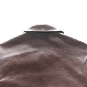 画像16: BUZZ RICKSON'S バズリクソンズ BR80659 Type A-2 “A.C. No.W535 ac 29191 BUZZ RICKSON MFG.CORP.” ブロンコ社 1942年製造モデル 陸軍航空隊 あずき色 赤褐色のラセットブラウン ステッチワーク クロスステッチ