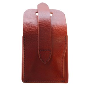 画像8: 池之端銀革店 Haru HC-536 イタリアンレザーギャルソンコンパクトウォレット 2つ折りウォレット ギャルソンコインポケット エイジング加工 サンドキャスト製 真鍮金具 オイルアップ オイルアップ 革製品 日本製