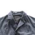 画像3: ORGUEIL オルゲイユ OR-4325 Indigo Dobby Jacket インディゴドビージャケット 1900 年代初頭 サックジャケットベース クラシックスタイル インディゴ染料 ドビーストライプ生地 エイジング ナットボタン
