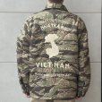 画像4: TAILOR TOYO テーラー東洋 TT15799 Mid 1960s Style Vietnam Liner Jacket “VIET-NAM MAP” ベトナムライナージャケット ベトナムマップ ベトジャン ベトナム戦争 カスタムオーダー品 マップ柄 瓢箪型のキルティング ナイロンリップストップ 防寒性 タイガーストライプ