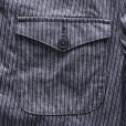 画像5: ORGUEIL オルゲイユ OR-4325 Indigo Dobby Jacket インディゴドビージャケット 1900 年代初頭 サックジャケットベース クラシックスタイル インディゴ染料 ドビーストライプ生地 エイジング ナットボタン