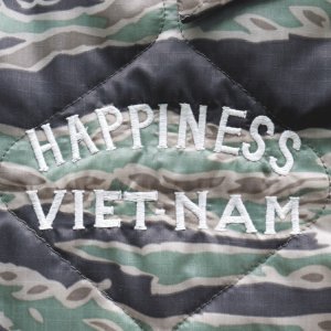 画像9: TAILOR TOYO テーラー東洋 TT15799 Mid 1960s Style Vietnam Liner Jacket “VIET-NAM MAP” ベトナムライナージャケット ベトナムマップ ベトジャン ベトナム戦争 カスタムオーダー品 マップ柄 瓢箪型のキルティング ナイロンリップストップ 防寒性 タイガーストライプ