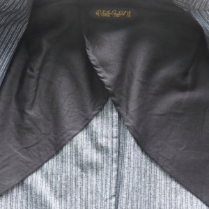 画像12: ORGUEIL オルゲイユ OR-4325 Indigo Dobby Jacket インディゴドビージャケット 1900 年代初頭 サックジャケットベース クラシックスタイル インディゴ染料 ドビーストライプ生地 エイジング ナットボタン