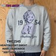 画像1: TOYS McCOY トイズマッコイ TMC2545 HEAVYWEIGHT SWEAT MARILYN MONROE "ANYTHING GOES" ヘヴィウエイトスウェット マリリンモンロー ヴィンテージピース 吊り編み機による丸胴 肉厚な質感と保温性の高い裏起毛 (1)