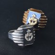 画像8: CUSHMAN クッシュマン 29381 U.S.N. BRASS RING BRASS 米海軍ブラスリング ブラス 1940年代 U.S.NAVY ネイビー オニキス シンプルデザイン アールデコ調のフィン ゴツい雰囲気 指輪 リング