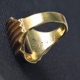 画像6: CUSHMAN クッシュマン 29381 U.S.N. BRASS RING BRASS 米海軍ブラスリング ブラス 1940年代 U.S.NAVY ネイビー オニキス シンプルデザイン アールデコ調のフィン ゴツい雰囲気 指輪 リング