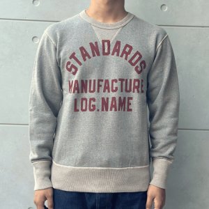 画像2: DELUXEWARE デラックスウエア S101-45 SWEAT STANDARD スウェット スタンダード 20oz HEAVY KNIT 最高密度スウェット 定番品 しっかりとした質感 高保温性 限界密度の極厚吊裏毛 裏起毛 日本製