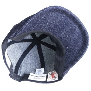 画像7: SAMURAI JEANS サムライジーンズ SJ301HN-17oz デニムハンチング 17oz零+ セルビッチデニム デニムハンチングキャップ 零+生地 濃色インディゴ 激しい色落ち アタリ感 経年変化 日本製
