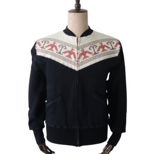画像2: CUSHMAN クッシュマン 26385 THUNDER BIRD PRINT FULL ZIP SWEAT サンダーバード プリント フルジップ スウェット ライトアウター サンダーバード柄 裏起毛 コットン100％  日本製