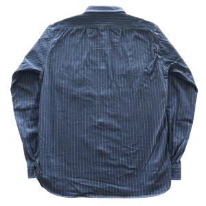 画像15: SUGAR CANE シュガーケーン SC29585 FICTION ROMANCE 8.5oz. BLACK WABASH STRIPE WORK SHIRT ブラックウォバッシュ ストライプワークシャツ ブラックの硫化染料でベース ドットストライプ ヴィンテージウェア