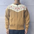 画像2: CUSHMAN クッシュマン 26385 THUNDER BIRD PRINT FULL ZIP SWEAT サンダーバード プリント フルジップ スウェット ライトアウター サンダーバード柄 裏起毛 コットン100％  日本製 (2)