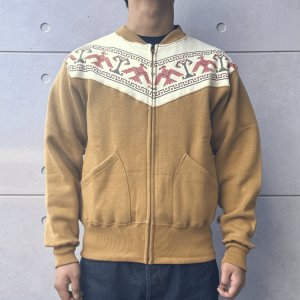 画像2: CUSHMAN クッシュマン 26385 THUNDER BIRD PRINT FULL ZIP SWEAT サンダーバード プリント フルジップ スウェット ライトアウター サンダーバード柄 裏起毛 コットン100％  日本製