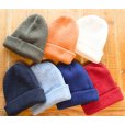 画像2: DELUXEWARE デラックスウエア DLC-005  KNIT CAP ニットキャップ ニット帽 帽子  綿100％ スラブコットン糸 コーマコットン糸 多色展開 カラーバリエーション 7色 日本製 (2)